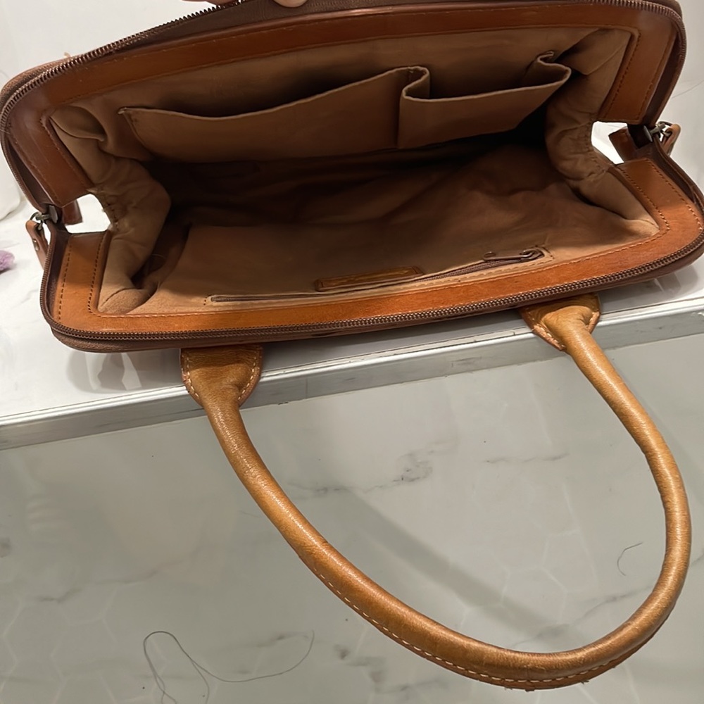 Brown Leather Handbag - Picture 10 of 13